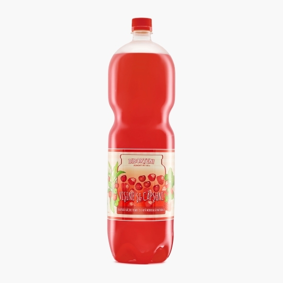 Băutură carbogazoasă vișine și căpșuni, 1l