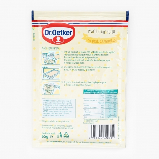 Praf de înghețată My Ice Cream cu gust de vanilie 65g