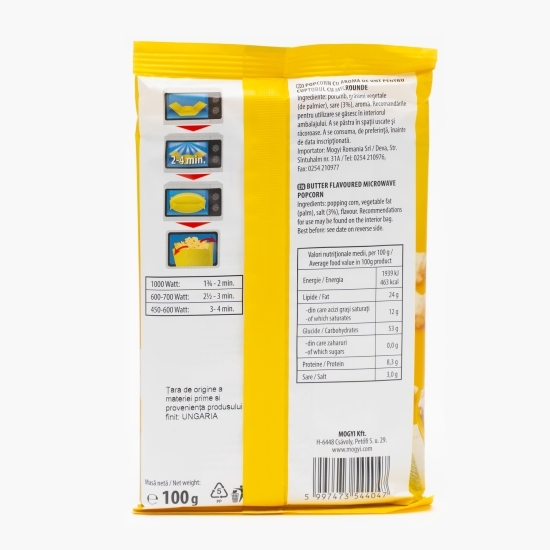 Popcorn cu aromă de unt Micropop 100g