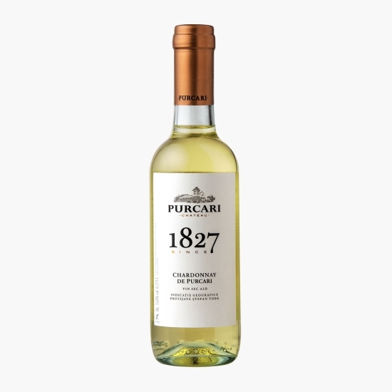 Vin alb sec Chardonnay, 12.5%, 0.375l