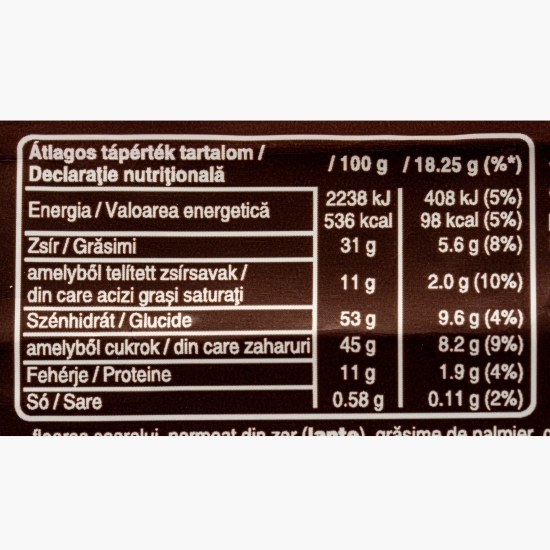 Baton de ciocolată cu lapte cu pastă de arahide și caramel cu arahide, Creamy Smooth Peanut 54.75g