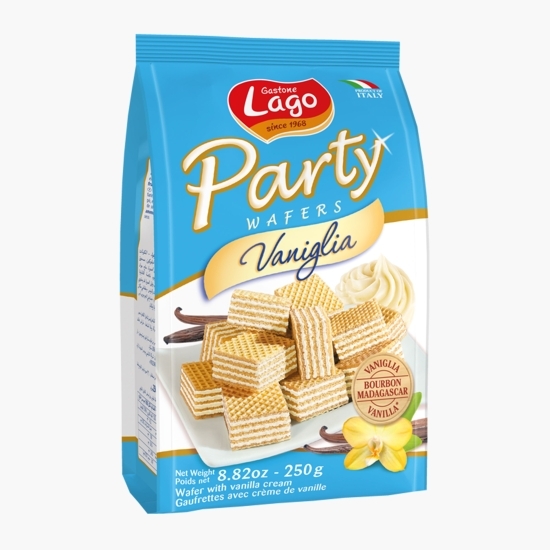 Napolitane cu umplutură de vanilie Party, 250g