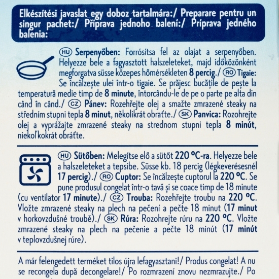 Pește steaks din file 250g