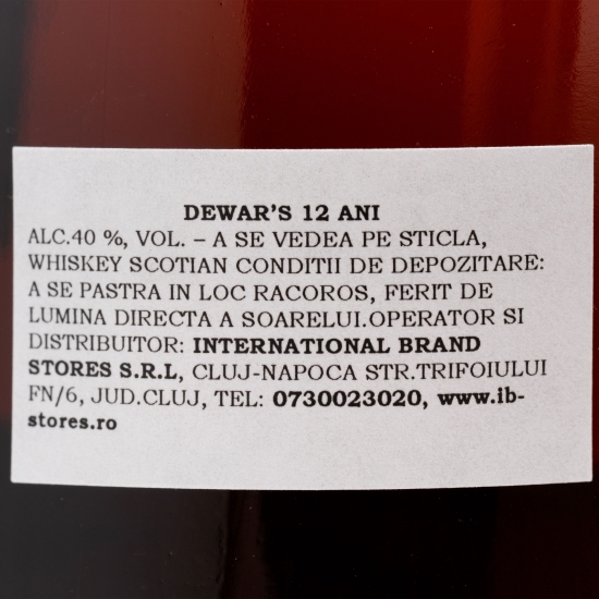 Blended Whisky, 12 Yo, 40%, Scotland, 1l + cutie