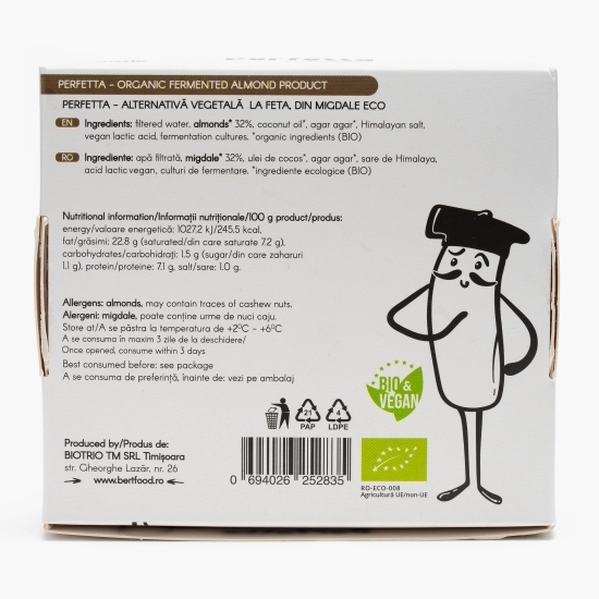 Specialitate vegetală eco Perfetta din migdale 150g