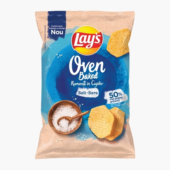 Chipsuri rumenite în cuptor cu sare, 125g, (Oven Baked)