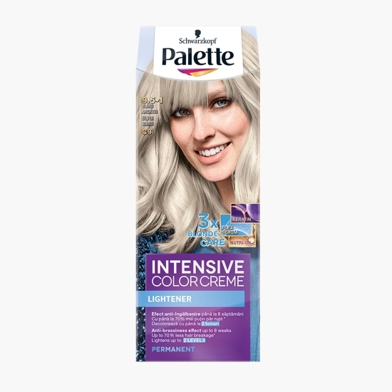 Vopsea de păr permanentă Intensive Color Creme, C9 (9.5-1) blond argintiu, 110ml