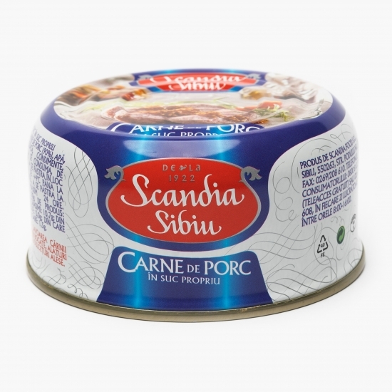 Carne de porc în suc propriu 300g