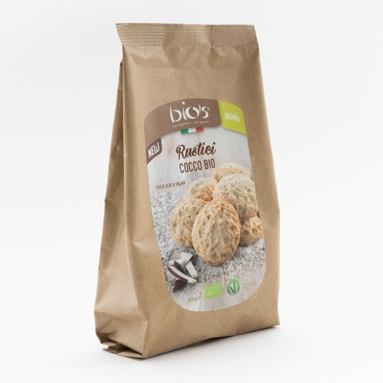 Biscuiți eco rustici cu cocos 200g