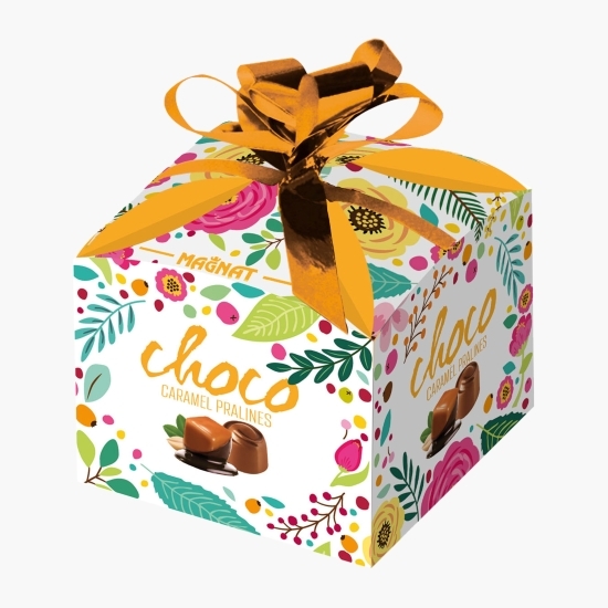 Praline de ciocolată cu umplutură de caramel și arahide 40g
