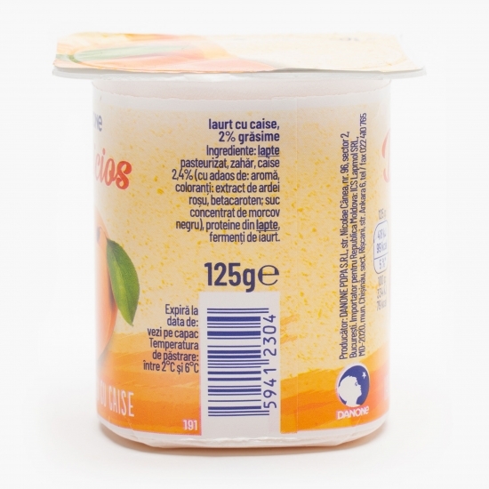 Iaurt cu caise 125g