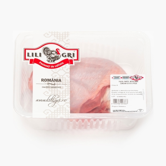 Pulpă inferioară de curcan cu os și piele 850g