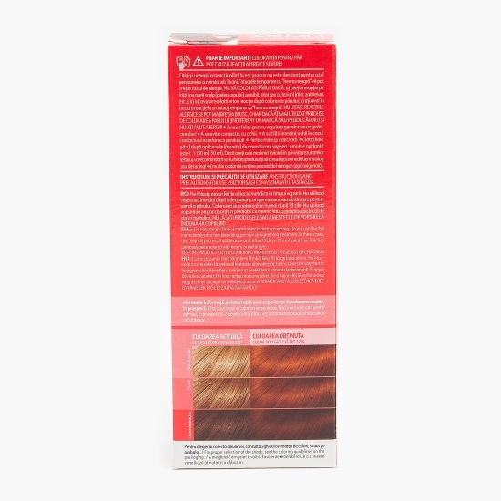 Vopsea permanentă pentru păr Ultra 7.44 Arămiu intens 100ml