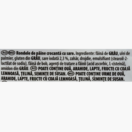 Rondele Bake Rolls cu sare 80g