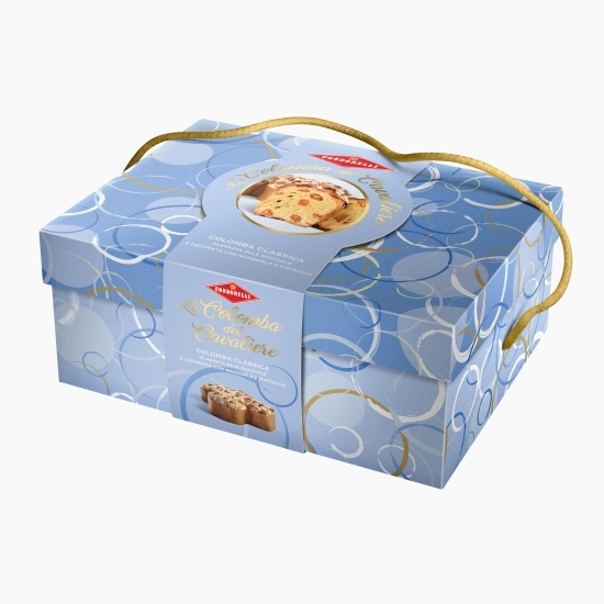 Cozonac Colomba clasic glazurat cu migdale și fistic 1kg