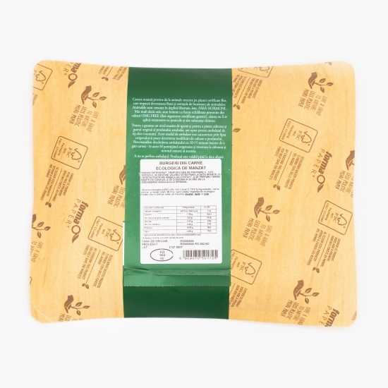 Burgeri din carne de mânzat eco 250g