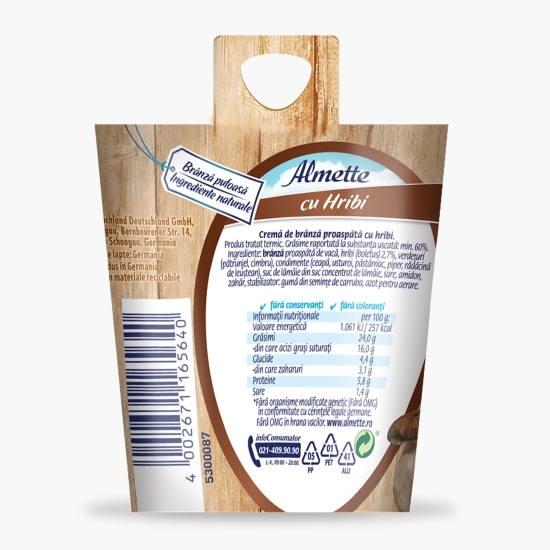 Cremă de brânză proaspătă cu hribi 150g