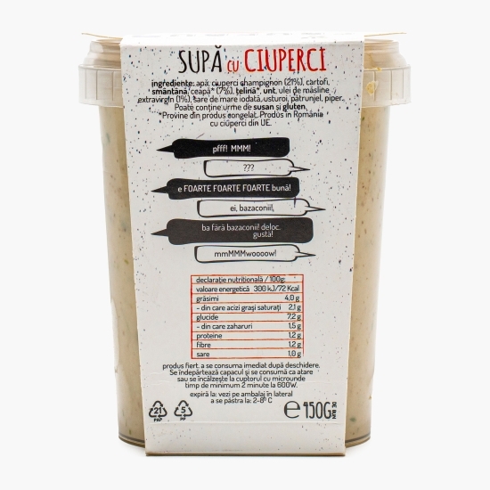 Supă fresh cu ciuperci 450g