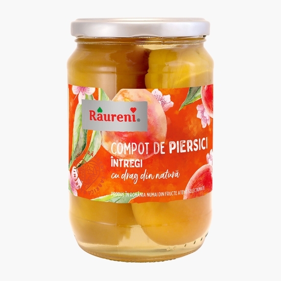 Compot piersici întregi 720g