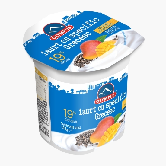 Iaurt grecesc cu mango și semințe 125g