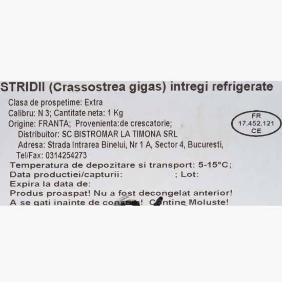 Stridii întregi refrigerate L'Authentique n.3, eco, 1kg