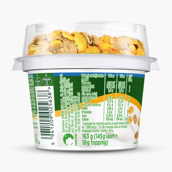 Iaurt Mic dejun cu fulgi de cereale 163g