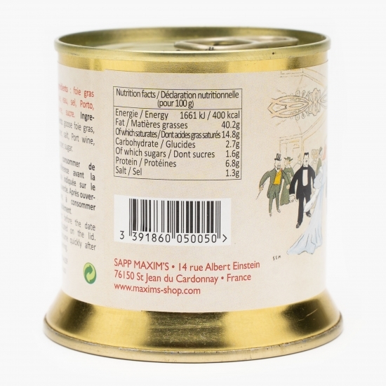 Bloc de foie gras de gâscă 200g