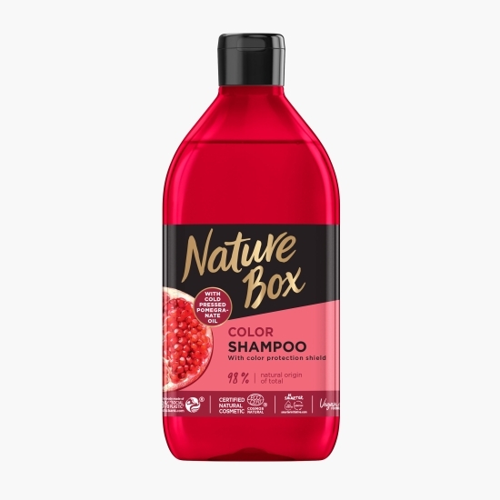 Șampon bio cu ulei de rodie pentru păr vopsit 385ml