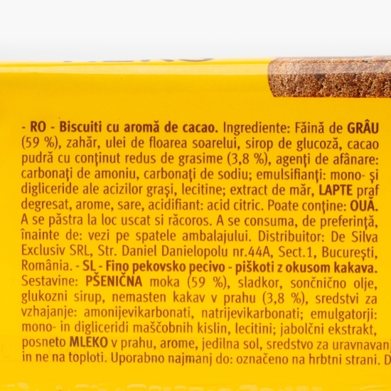 Biscuiți cu aromă de cacao 200g