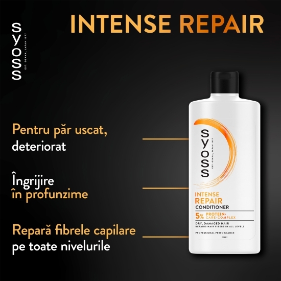 Balsam Intense Repair pentru păr uscat sau deteriorat 440ml