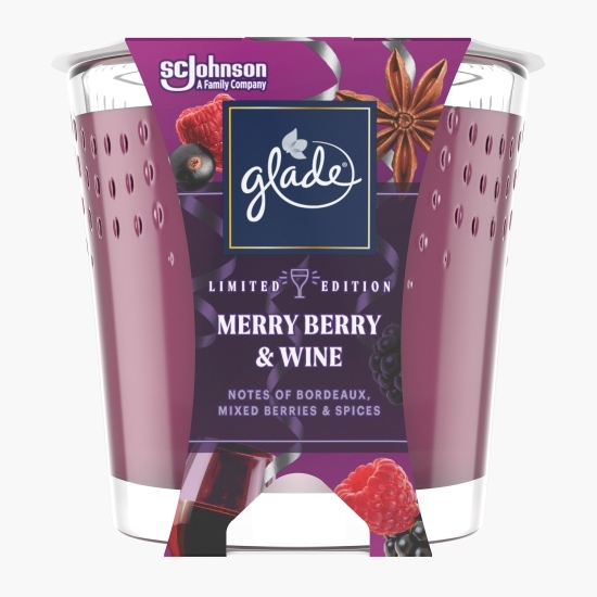Candelă iarnă Merry Berry 129g