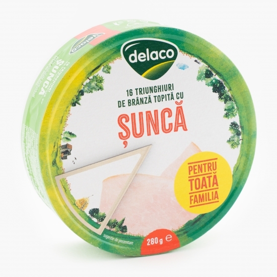 Brânză topită cu șuncă 280g