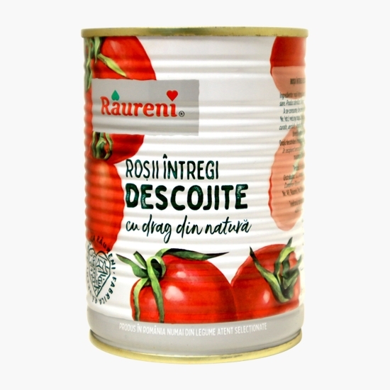 Roșii întregi decojite 380g