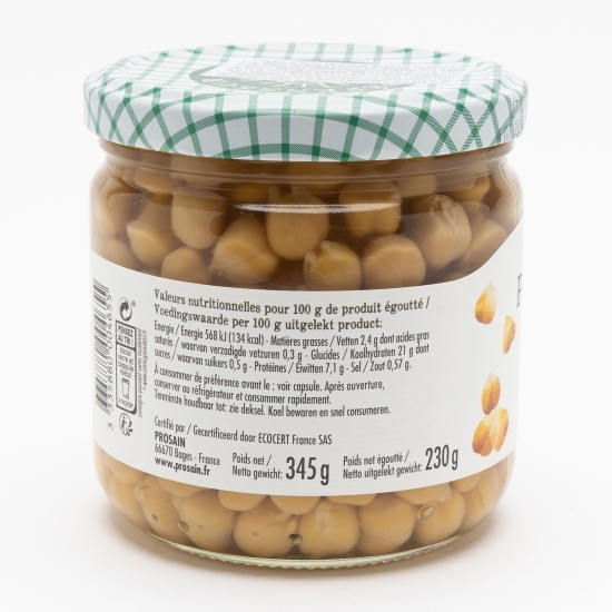 Boabe de năut eco la borcan 345g
