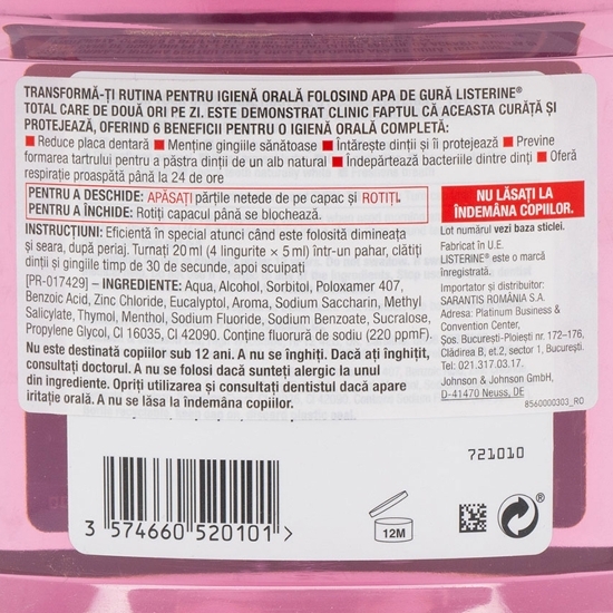 Apă de gură Total Care 1l