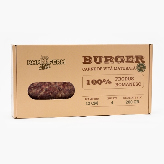 Hamburgeri cu carne de vită maturată 30 zile 4x200g