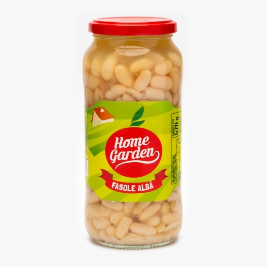 Fasole albă fiartă 570g