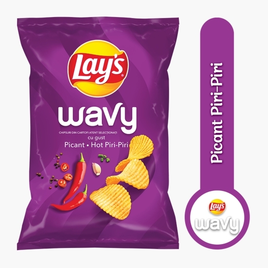 Chipsuri ondulate din cartofi cu piri piri, Wavy 115g