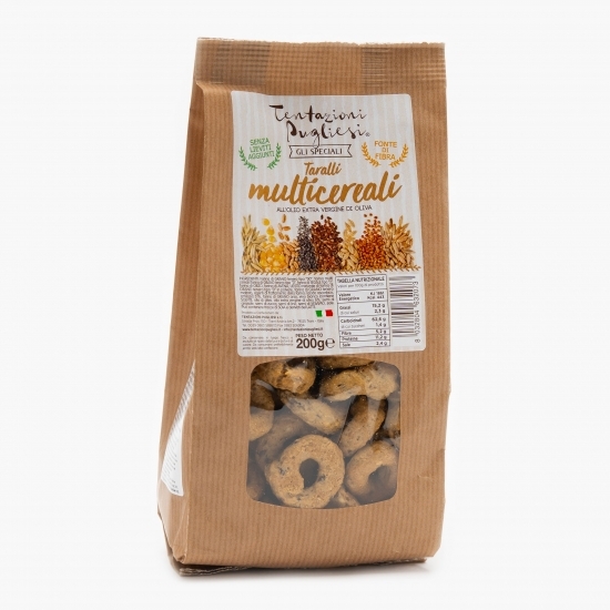 Taralli multicereale cu ulei extravirgin de măsline 200g