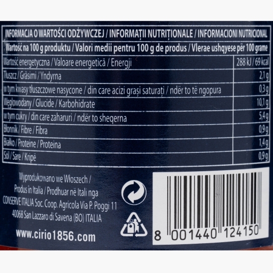 Sos picant pentru paste, Arrabbiata 420g