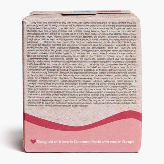 Absorbante zilnice din bumbac organic 24 buc