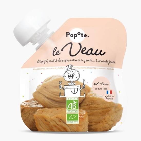Piure eco cu 51% carne de vițel, +4/6 luni, 60g