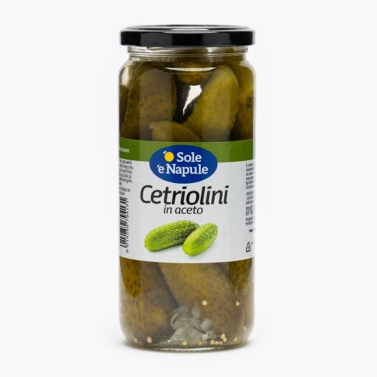 Castraveți Cornison în oțet, borcan 500g