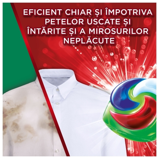 Detergent de rufe capsule All-in-One Plus Extra Stain Removal, 88 spălări, 88 buc