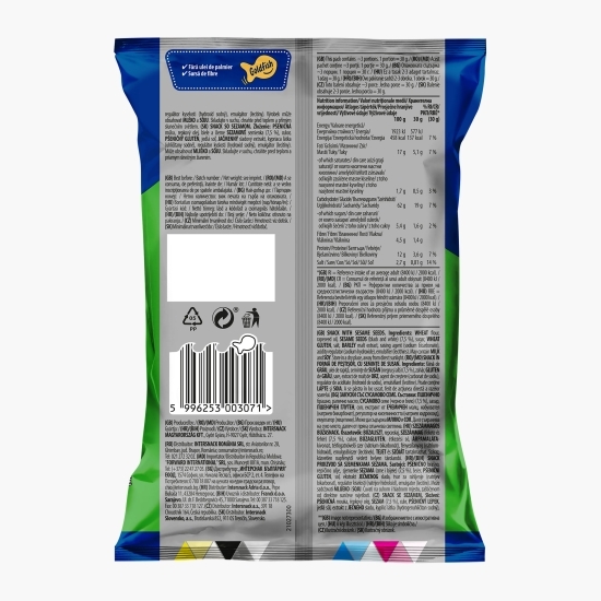 Snacks peștișori crocanți cu susan Bigsters 80g