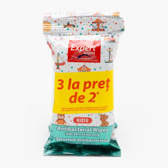 Șervețele antibacteriene kids 15 buc