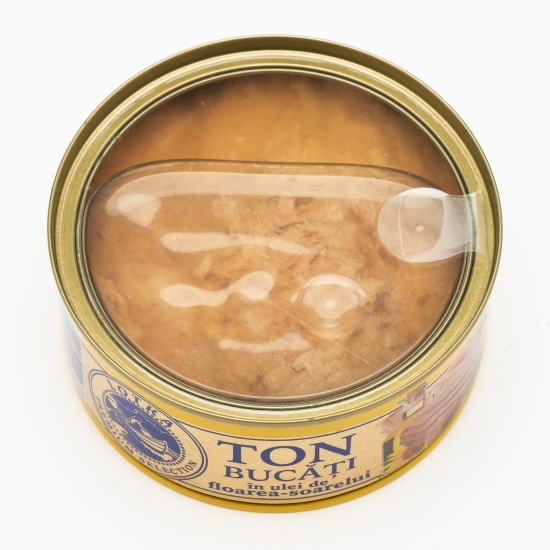 Ton bucăți în ulei de floarea-soarelui 160g