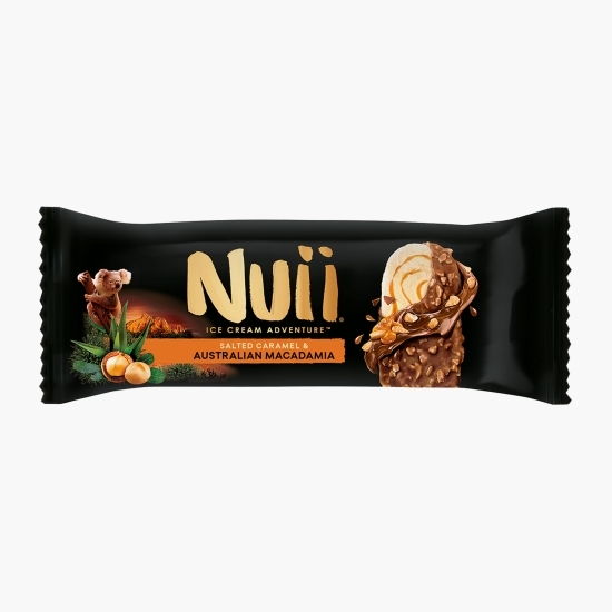 Îngheţată de vanilie cu bucăţi de nuci macadamia 90ml