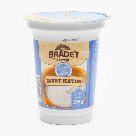 Iaurt natur 2.8% grăsime 375g