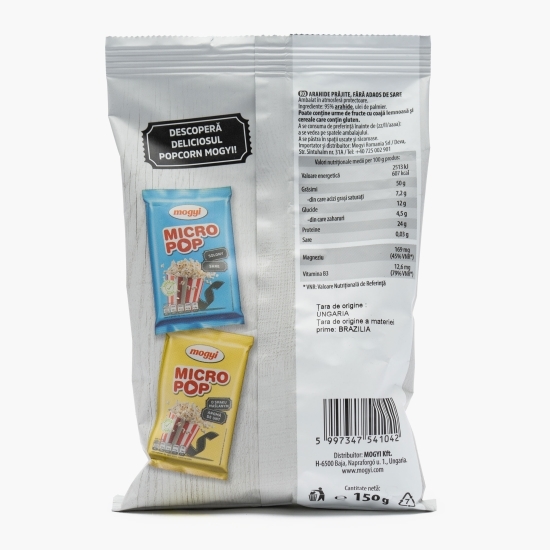 Arahide prăjite și nesărate 150g